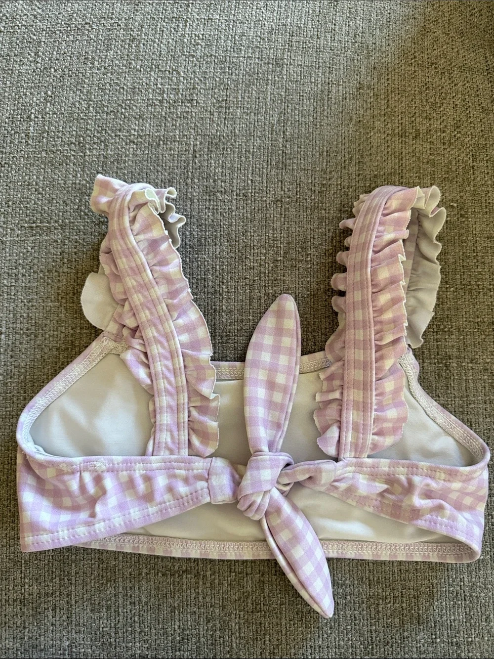 minnow Gingham Girls Bikini